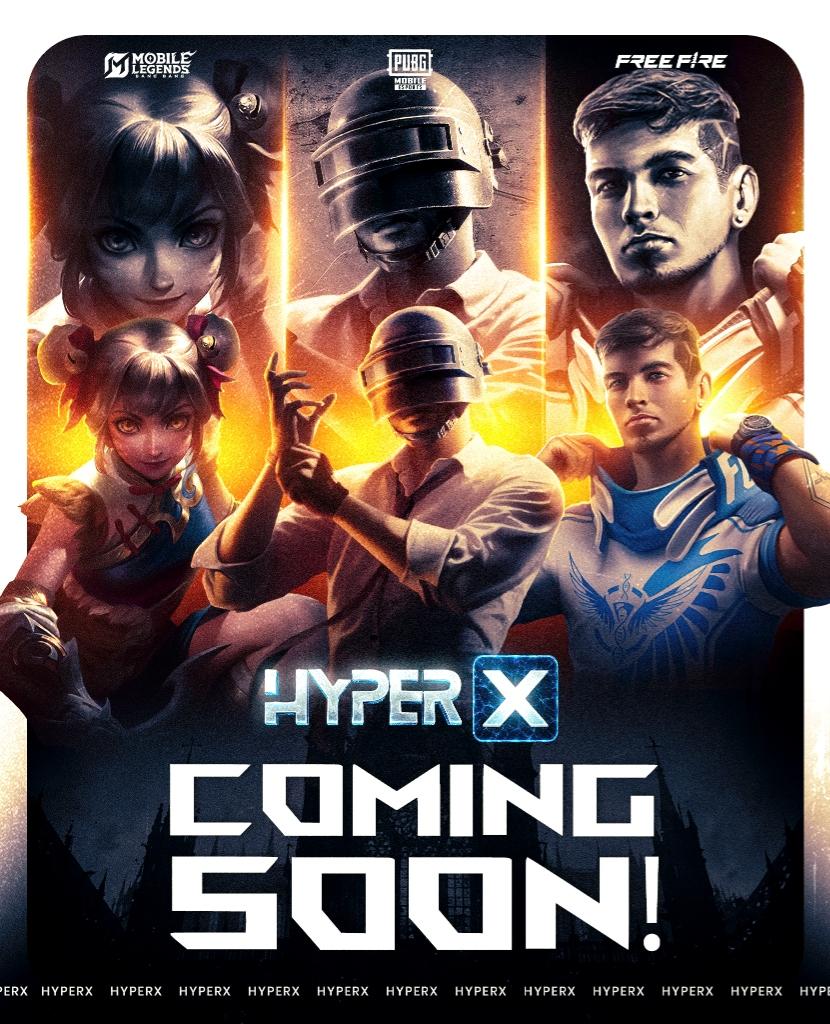 HyperX Coming Soon โ Mobile Legends, PUBG Mobile, Free Fire